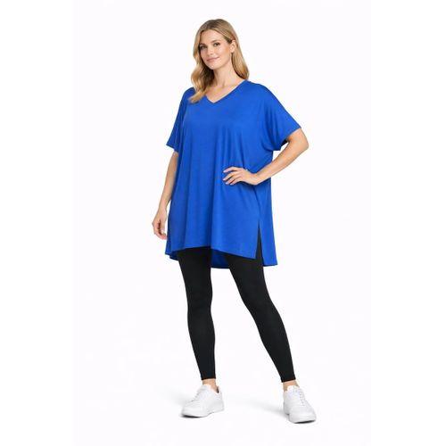 ALEXANDERGARDI YIRTMAÇLI BÜYÜK BEDEN TUNİK (B26-00346)