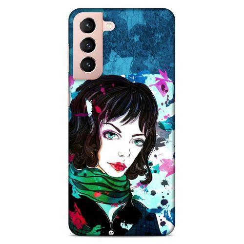 Lopard Samsung Galaxy S21 Uyumlu Kılıf Sürreal Yüzler ♀ (23) Ultra Koruma Kılıfı Baskılı