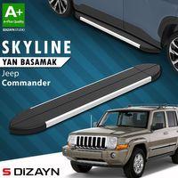 S-Dizayn Jeep Commander Skyline Aluminyum Yan Basamak 173 Cm 2006-2010 A+ Kalite