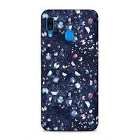 Samsung Galaxy A30 Uyumlu Kılıf Utopia (36) Glitter Kılıf Kahverengi