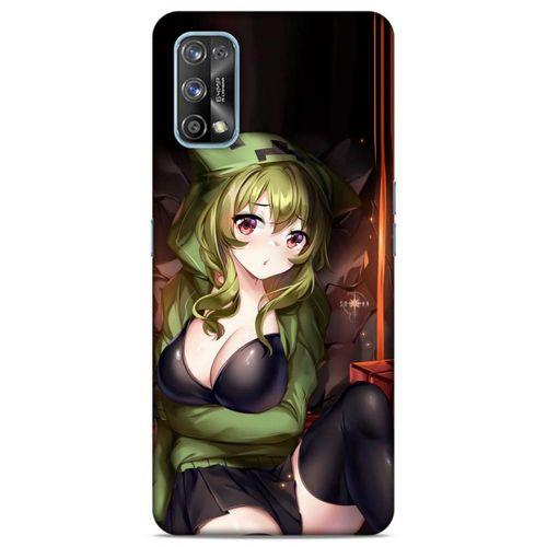 Lopard Oppo Realme 7 Pro Uyumlu Kılıf PiXel (34) Slim Armor Kılıf TNT Anime