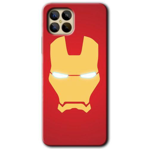 Omix X600 Kılıf HD Desen Baskılı Arka Kapak - İronMan