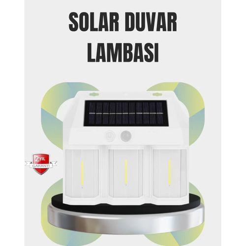 Pır Sensörlü Solar Lamba – Otomatik Şarj Ve Gece Aydınlatma