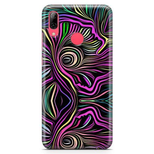 Huawei Y7 Prime 2019 Kılıf Türbülans Arka Kapak Koruma Desenli Full Koruyucu