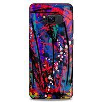 Lopard Samsung Galaxy S8 Uyumlu Kılıf Soyut Sanat (46) Desenli Core Armor Kılıf