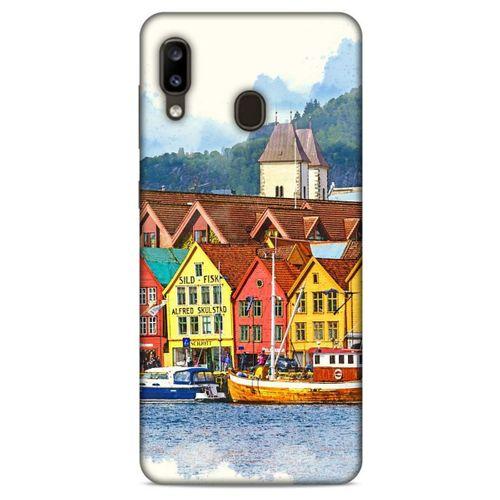 Cityx (21) Samsung Galaxy A20 Kılıf Silikon Kapak Desenli