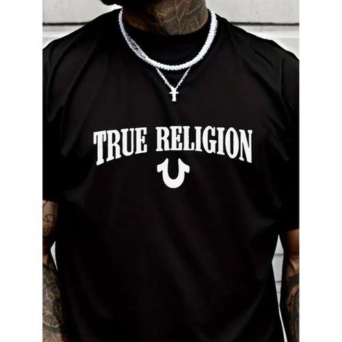 Erkek True Religion Baskılı Süprem T-shirt