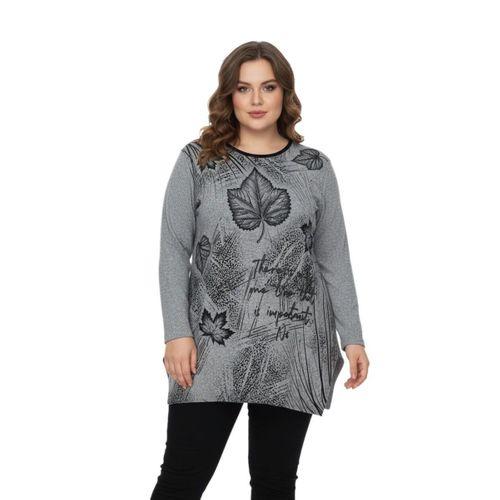 Kadın Yumoş Taşlı Baskılı Tunik BGL-ST05070