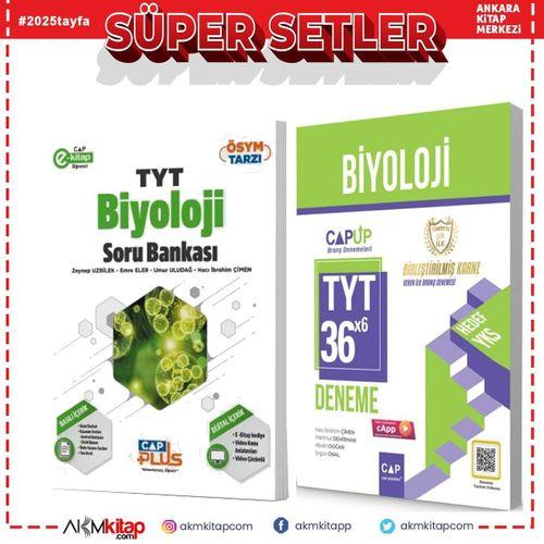 Çap Yayınları TYT Biyoloji Soru Bankası ve Deneme Seti 2 Kitap