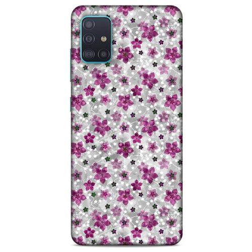 Samsung Galaxy A51 Uyumlu Kılıf Pembe Delisi (6) Silikon Kılıf Çiçek