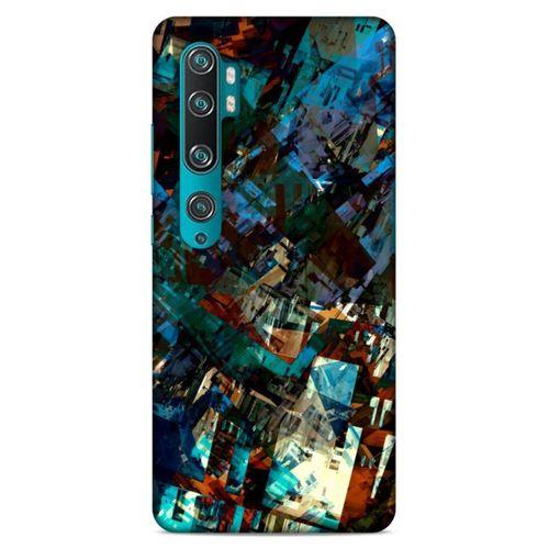 Lopard Xiaomi Mi Note 10 Uyumlu Kılıf Soyut Sanat (36) Desenli Glitter Kılıf