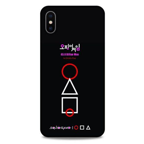 Apple iPhone XS Max Uyumlu Kılıf Squid Game (37) Silicone Cover Soo