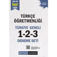 2026 MEB AGS ÖABT Türkçe Öğretmenliği Tamamı Çözümlü Türkiye Geneli 1-2-3 Deneme Seti Pegem Yayınları