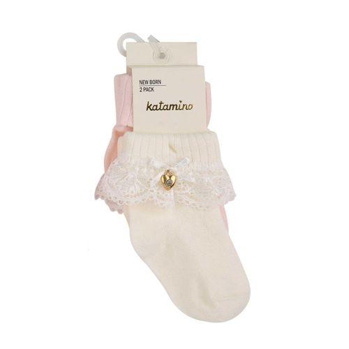 Katamino Amy 2'li Aks. Bebek Soket K44024 Asorti