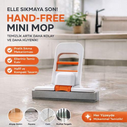 Mini Mop 180° Döner Temizlik Aparatı - Pencere Cam Zemin