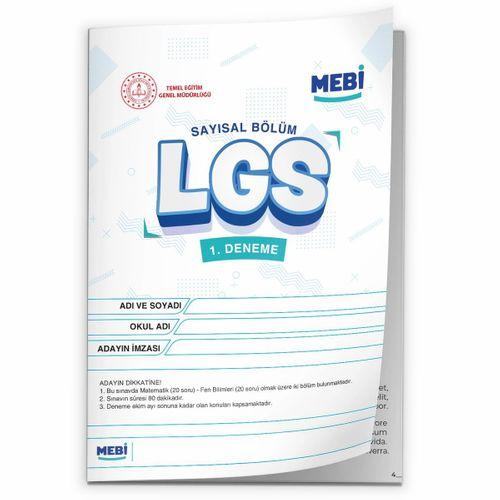 2026 LGS 8 Sınıf MEB ONLİNE Türkiye Geneli 1  - 2  Deneme (Sayısal–Sözel) Birebir PDF BASKI ÜCRETİ