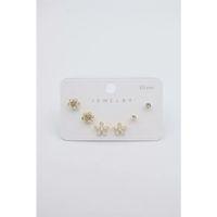 Çoklu Set Küpe - Altın