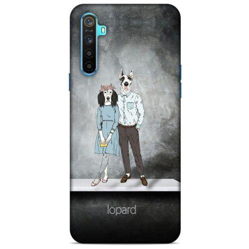 Oppo Realme 6i Kılıf FunnyMaX (46) Core Armor Kılıf Antrasit Köpek