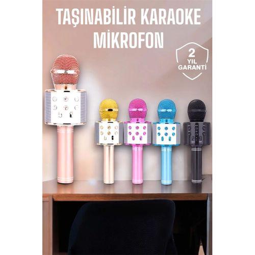Taşınabilir Bluetooth Karaoke Mikrofon: Hafıza Kart Girişli, Etkileyici Performans