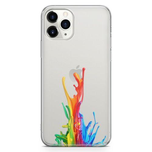 Apple iPhone 11 Pro Max Kılıf Duvar Boyası Arka Kapak Koruma Desenli Full Koruyucu