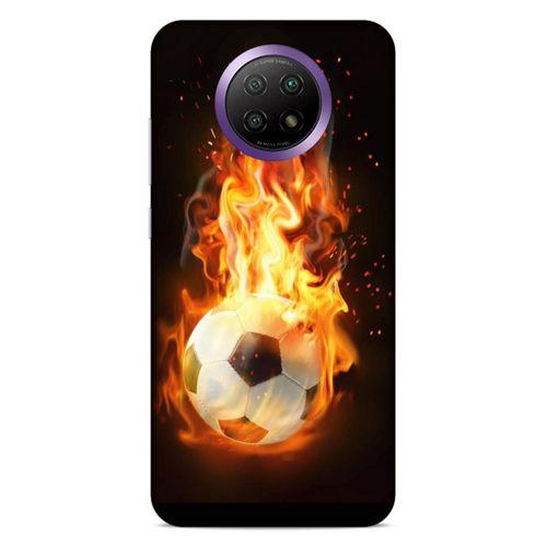 Lopard Xiaomi Redmi Note 9 5g Uyumlu Kılıf FireX (36) Glitter Kılıf Futbol Topu