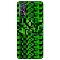 Lopard Oppo Realme 7 Pro Uyumlu Kılıf PiXel (32) Soft Silikon Kılıf Yakın Steve