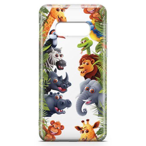 Samsung Galaxy S10e Kılıf Hayvanat Bahçesi 2 Arka Kapak Koruma Desenli Full Koruyucu