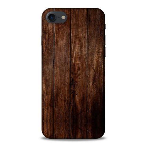 Lopard Apple Iphone 8 Uyumlu Kılıf Wood'X (5) Koruma Kabı Baskılı