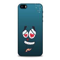 Emojix (7) Apple Iphone 5S Kılıf Silikon Kapak Desenli