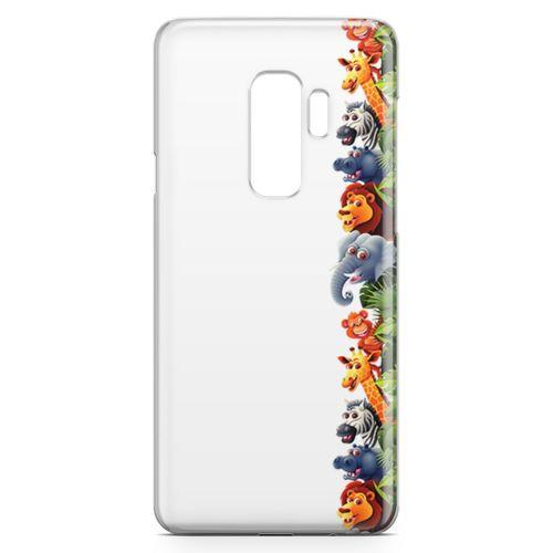 Samsung Galaxy S9 Plus Kılıf Maymun Fil Aslan Arka Kapak Koruma Desenli Full Koruyucu
