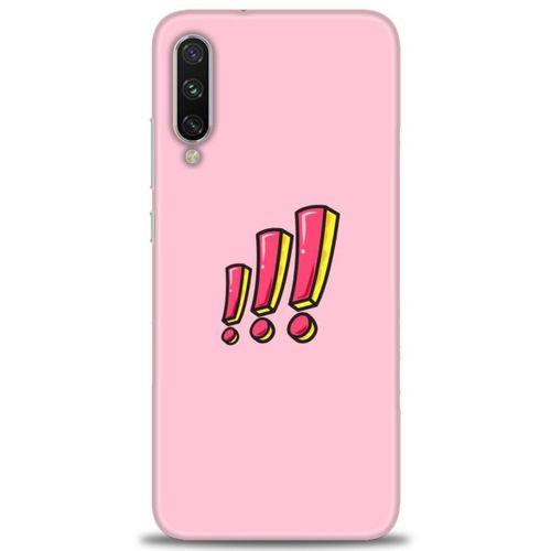 Xiaomi Mi A3 Kılıf HD Baskılı Kılıf - Ünlem + Tam Ekran Koruyucu