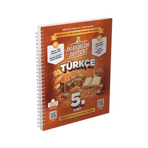 5.Sınıf Türkçe Öğrencim Defteri Murat Yayınları