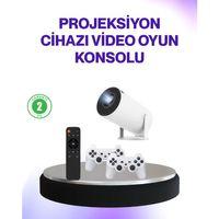 2.4g Kablosuz Destekli Oyun Ve Film Projeksiyonu Ev Kullanımı İçin