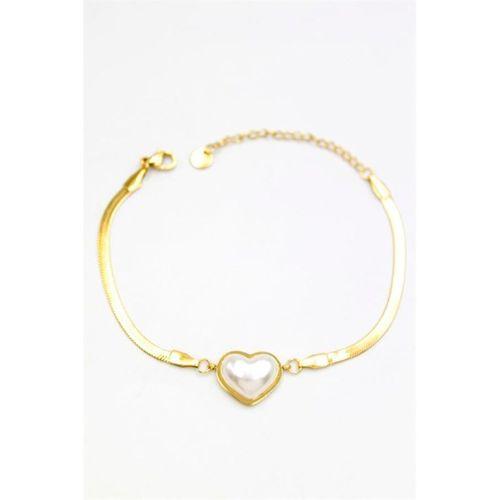 Kalp Bileklik - Altın