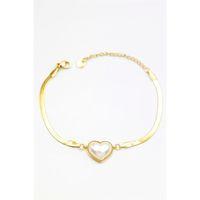 Kalp Bileklik - Altın