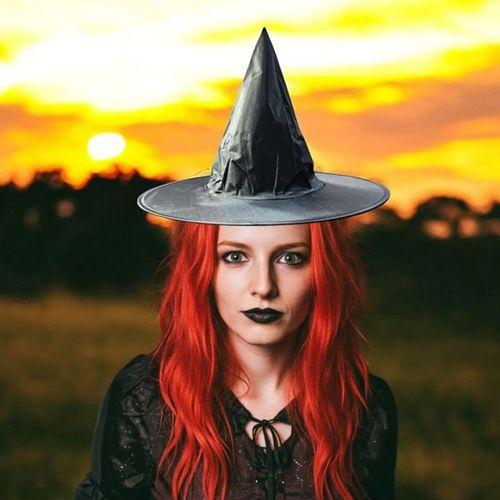 VIP BLACK HALLOWEEN HAT SİYAH CADILAR BAYRAMI ŞAPKASI SİYAH CADILAR BAYRAMI KOSTÜM AKSESUARLARI