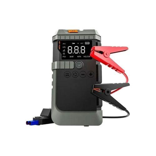 Şarjlı 12.000 Mah Taşınabilir Çanta Araç Akü Şarj Takviyeli Işıklı Hava Kompresörü Powerbankli