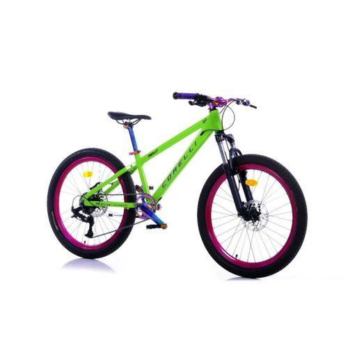 Corelli Jump Up 24 Jant Dirt Jump Bisiklet Yeşil-Mor-Siyah