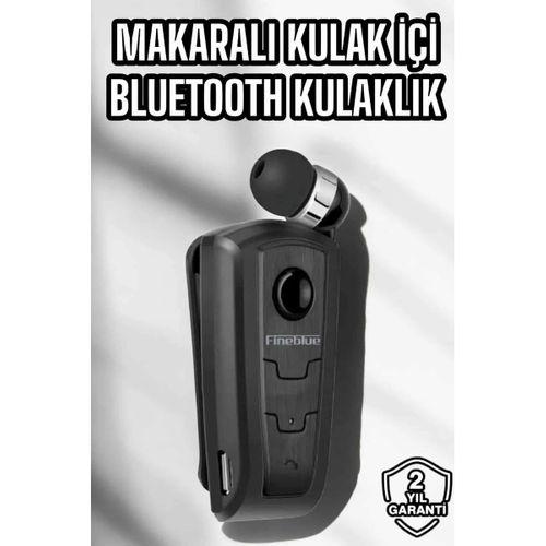 Makaralı Bluetooth Kulaklık Kulak İçi Android İos Uyumlu Titreşimli