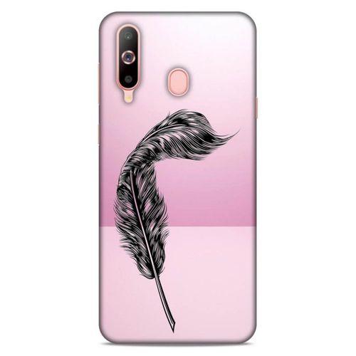 Lopard Samsung Galaxy A60 Uyumlu Kılıf Tattoo's (29) Arka Koruma Kılıfı Tüy Dövmesi
