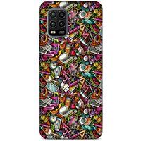 Graffitix (10) Desenli Silikon Kapak Xiaomi Mi 10 Lite Kılıf