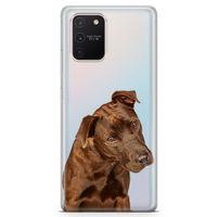 Samsung Galaxy A91 Kılıf Labrador Retriever Arka Kapak Koruma Desenli Full Koruyucu