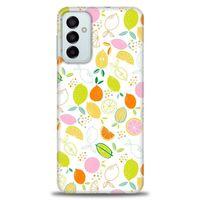 Samsung Galaxy M13 Kılıf HD Baskılı Kılıf - Renkli Limonlar + Tam Ekran Koruyucu