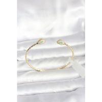 Pirinç Gold Renk Yılan Model Bileklik