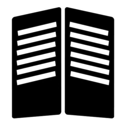 SEVGENT Cg Siyah Yan Kapak Sticker