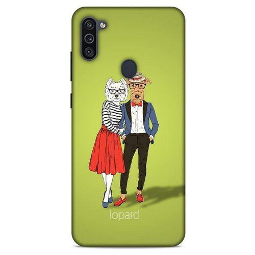 Samsung Galaxy M11 Kılıf FunnyMaX (14) Lansman Kılıf Fıstık Yeşili