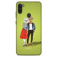 Samsung Galaxy M11 Kılıf FunnyMaX (14) Lansman Kılıf Fıstık Yeşili