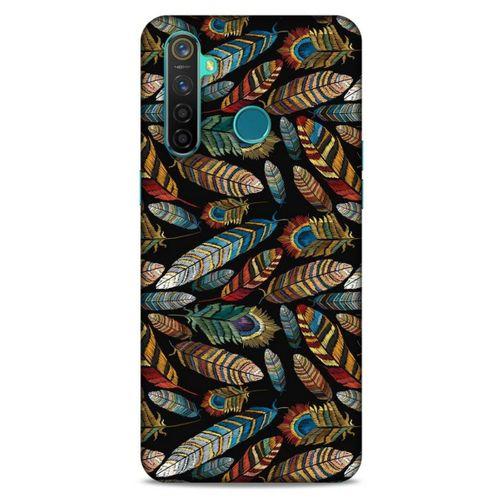 Oppo Realme 5 Pro Kılıf Desenli Özel Seri Tüyler (28) Arka Kapak