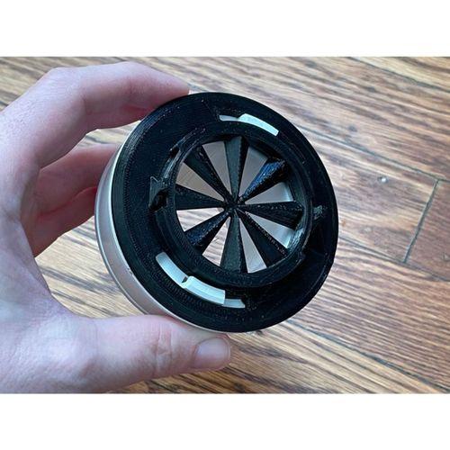 Küçük Duct Yüksek Hız SDHV HVAC Hava Ventil Valfi Kolayca Döner (Bu ürün Sadece Plastik parçadır - Almadan Önce Soru Sorabilirsiniz)