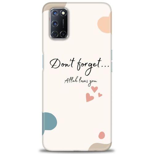 Oppo A92 Kılıf HD Baskılı Kılıf - Fragile + Tam Ekran Koruyucu